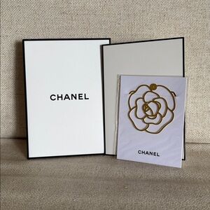 Chanel Gold Camellia Bookmark